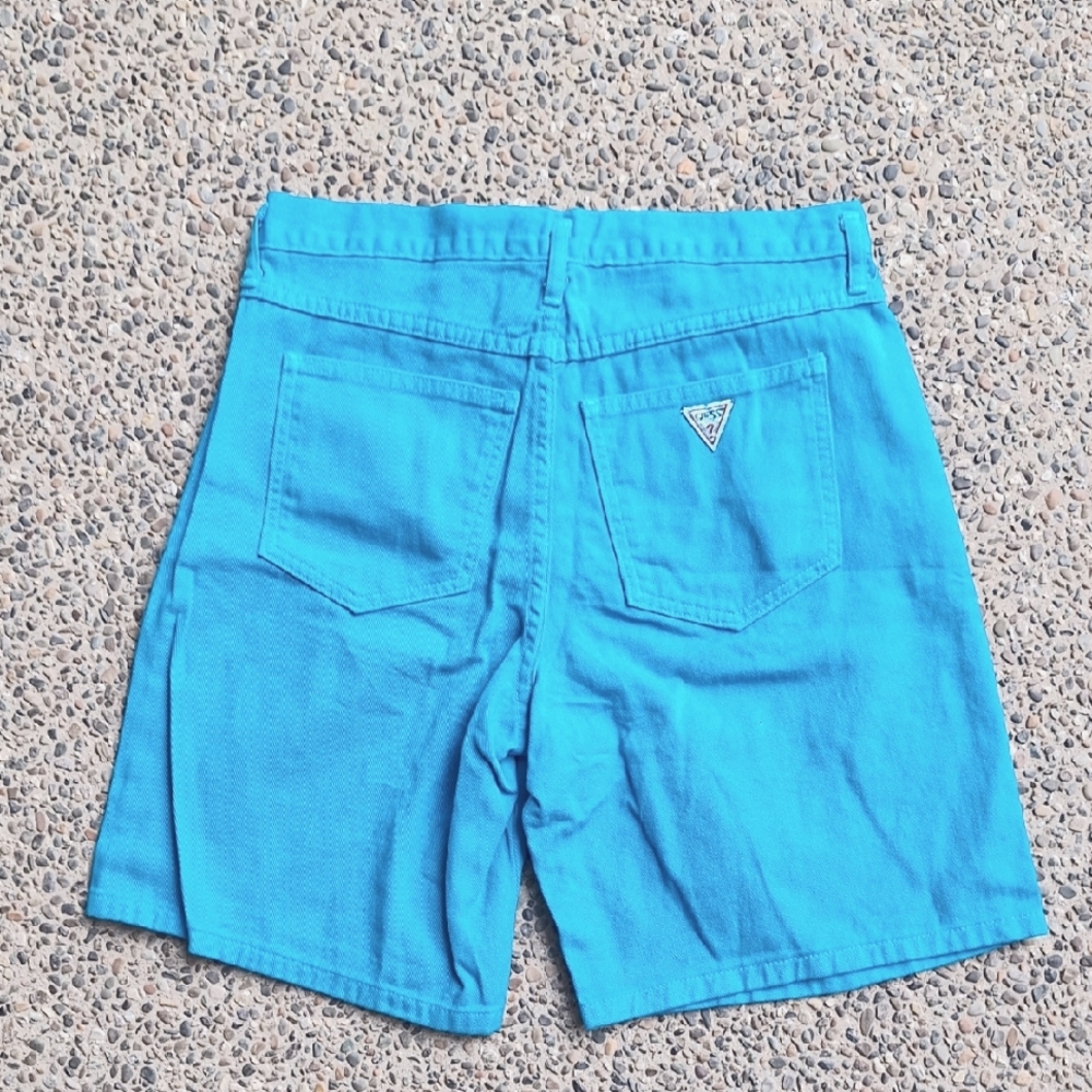 Vintage 90's Baggy Guess By Georges Marciano Made In USA Cotton 9" Jorts